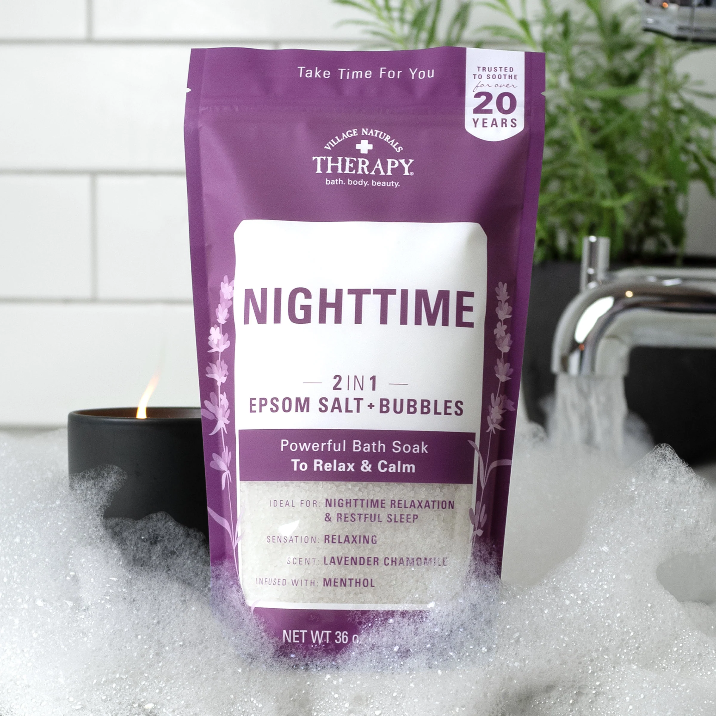 Nighttime 2in1 Foaming Epsom Bath Soak - Image 5