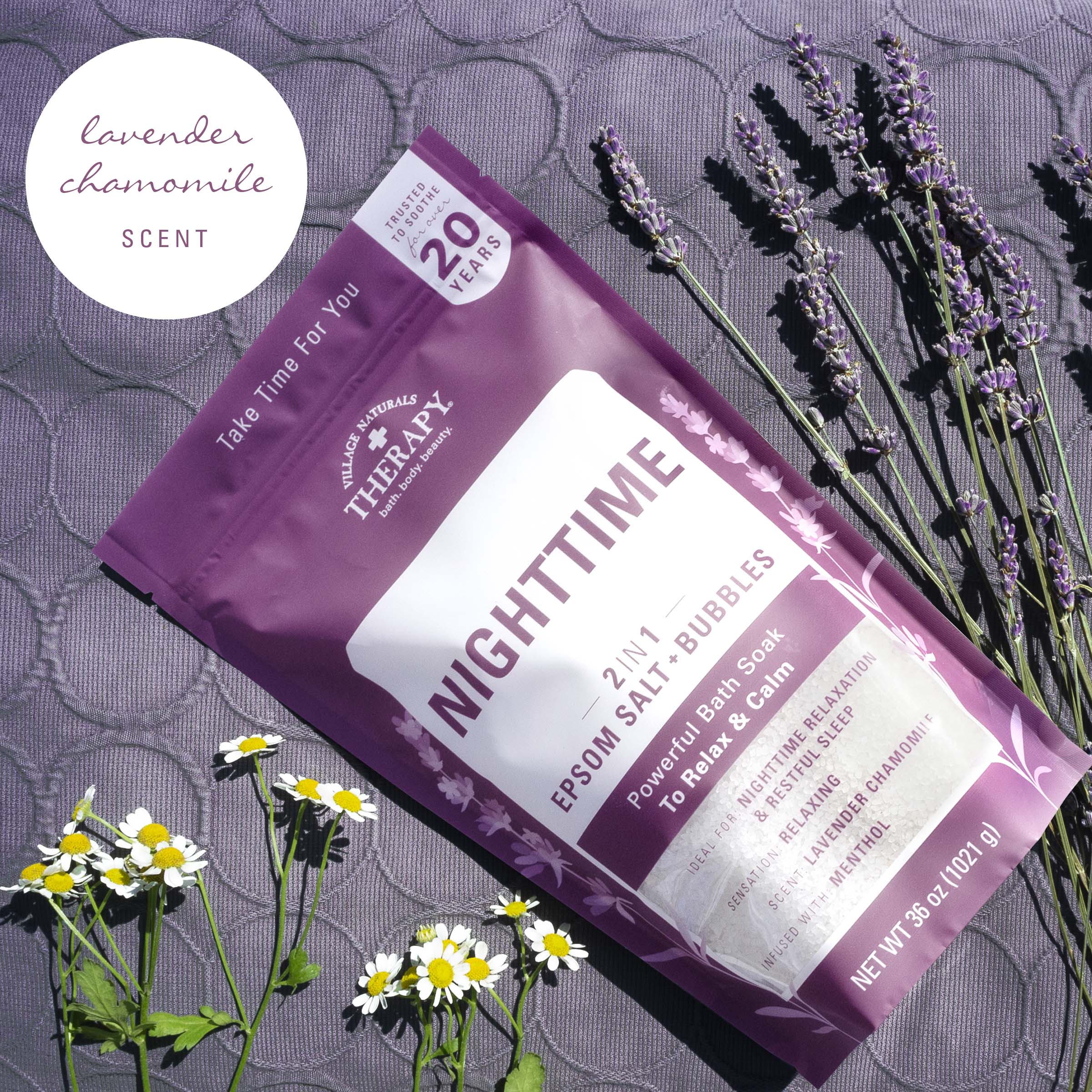 Nighttime 2in1 Foaming Epsom Bath Soak - Image 6